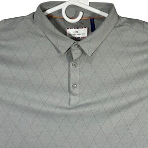 Modern Ambition Polo Shirt Men's XL Gray Diamond Delightfully Technical‎